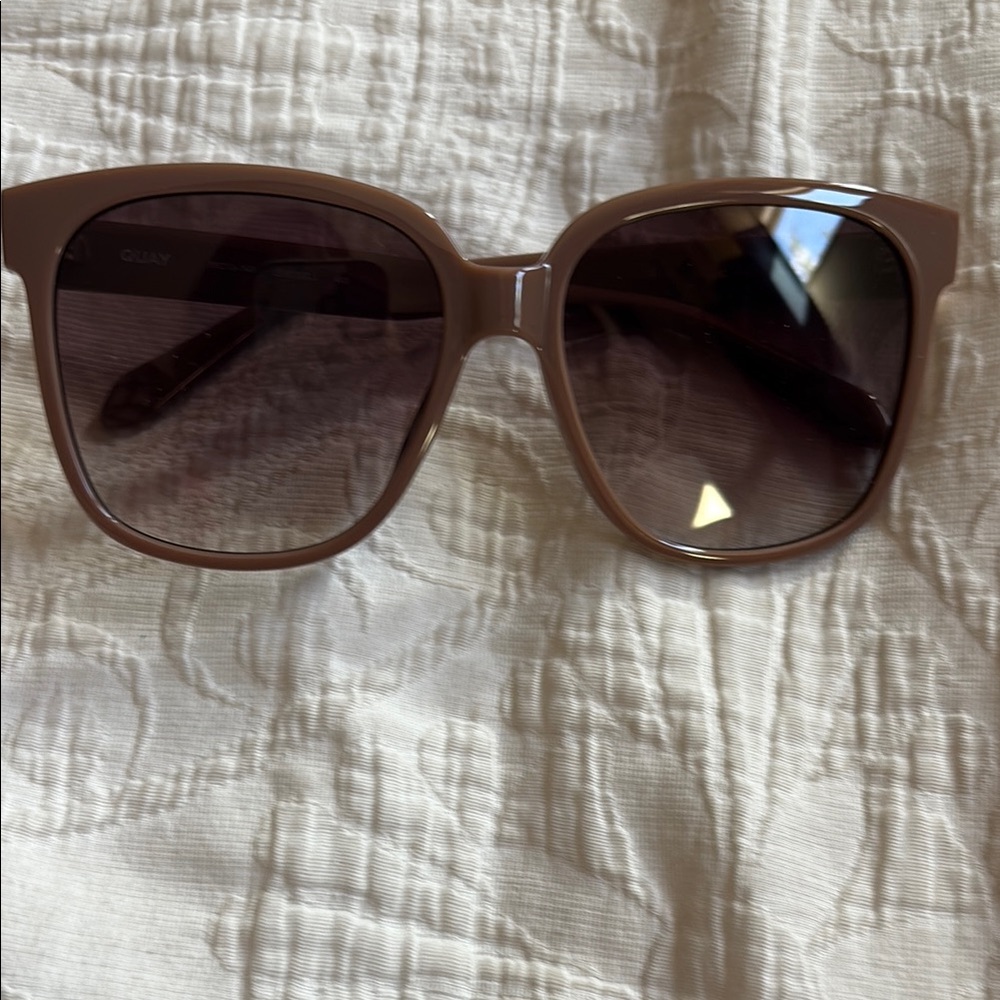 Quay Australia Tan Sunglasses
